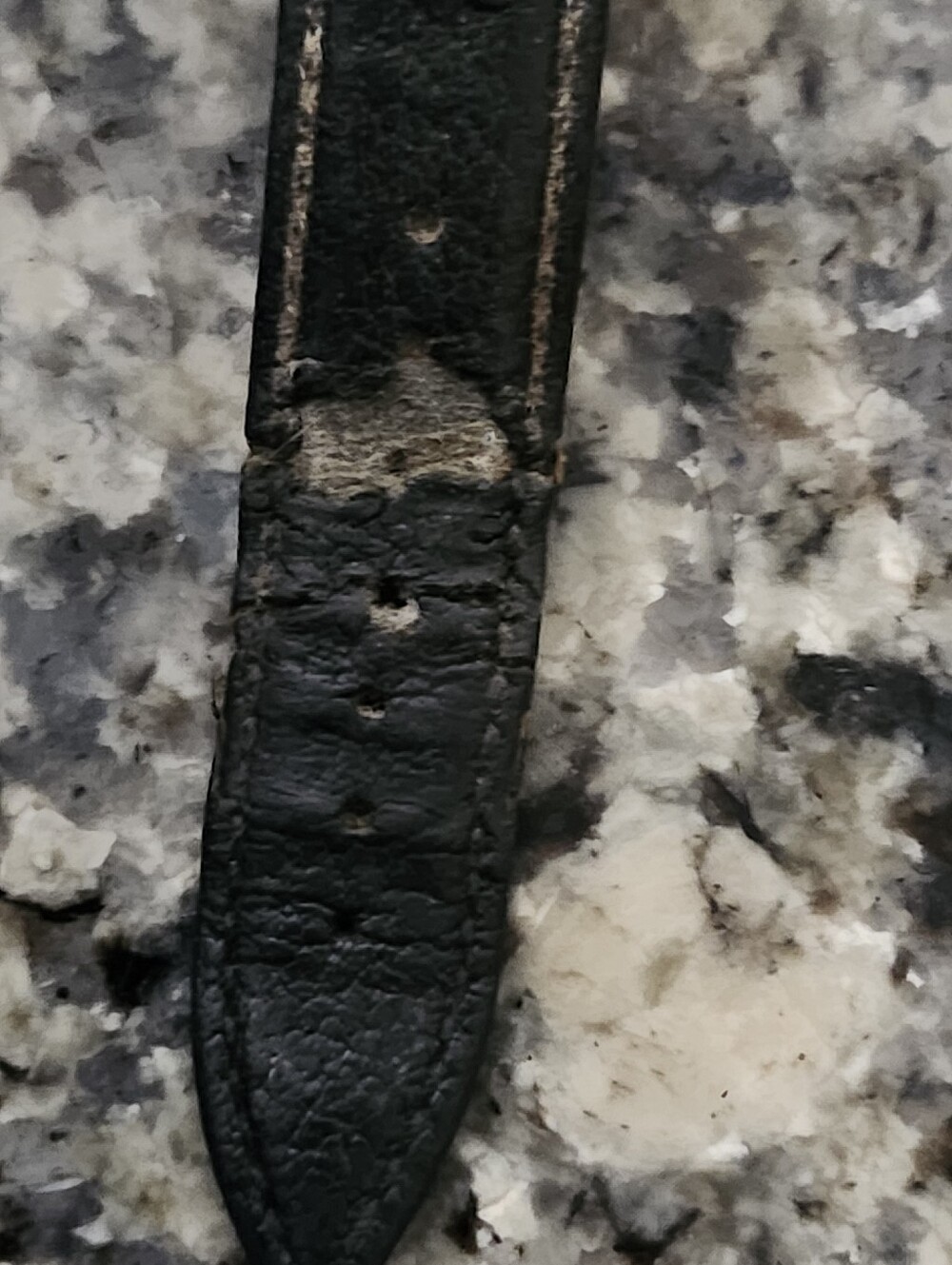 Vtg 90's Tiffany & Co. White Dial Black Leather Strap Watch - Picture 4 of 16
